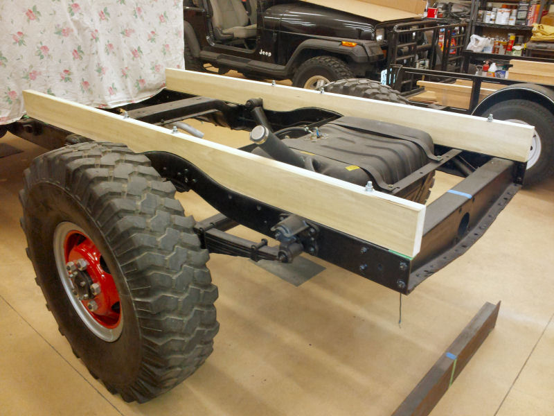 Bed Construction for my 1946 Dodge Power Wagon